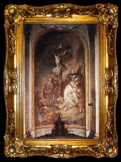 framed  MAULBERTSCH, Franz Anton Crucifixion, ta009-2